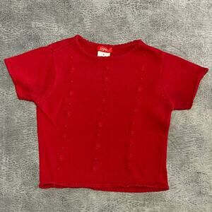 Espirit Vintage Knit Embroidered Top